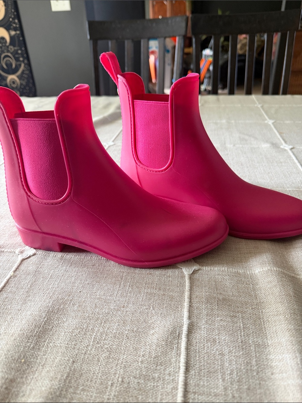 Sam Edelman Women’s Waterproof Chelsea Rain Boots - Hot Pink